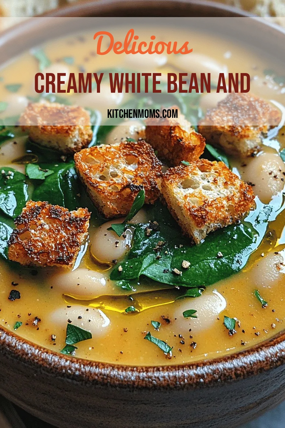 Creamy White Bean and Spinach Soup