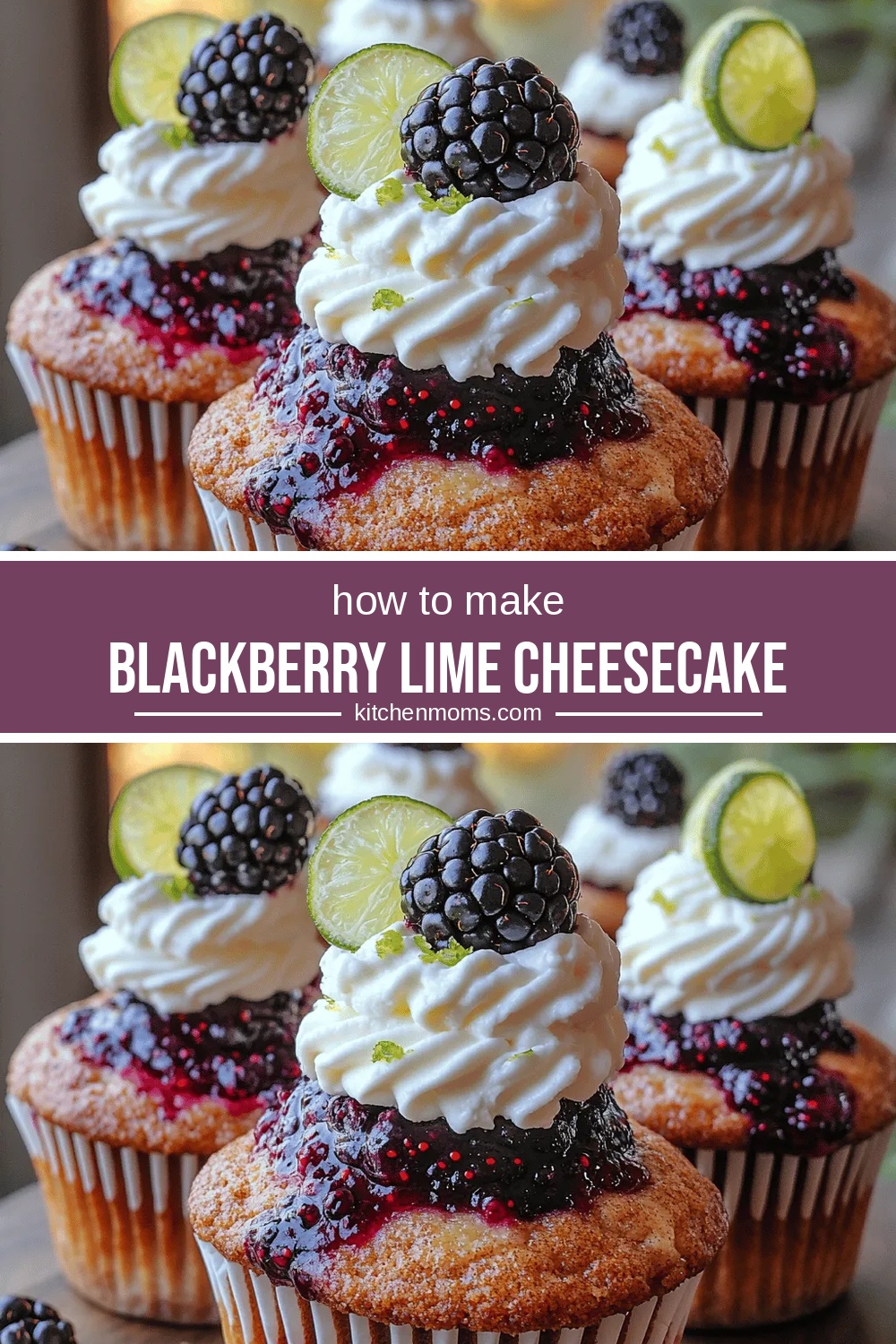 Blackberry Lime Cheesecake Cupcakes: A Delightful Dessert Experience