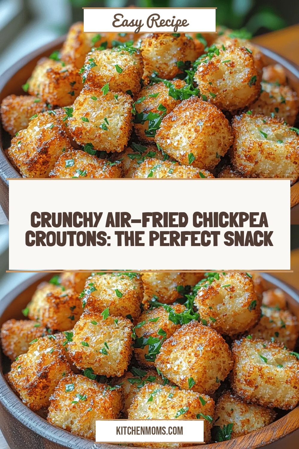 Crunchy Air-Fried Chickpea Croutons: The Perfect Snack