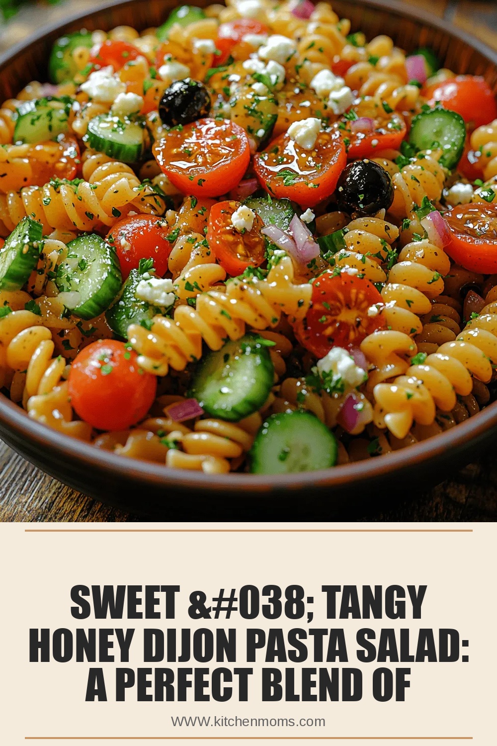 Sweet & Tangy Honey Dijon Pasta Salad: A Perfect Blend of Flavors