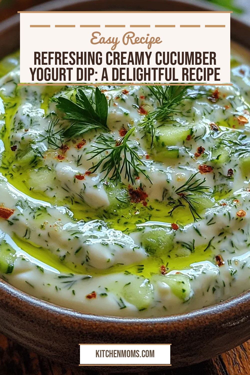 Refreshing Creamy Cucumber Yogurt Dip: A Delightful Recipe