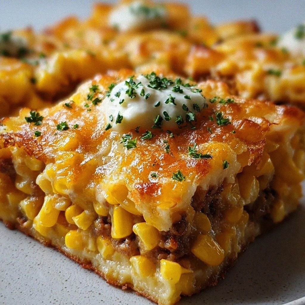 BEST CORN CHEDDAR CORN CASSEROLE