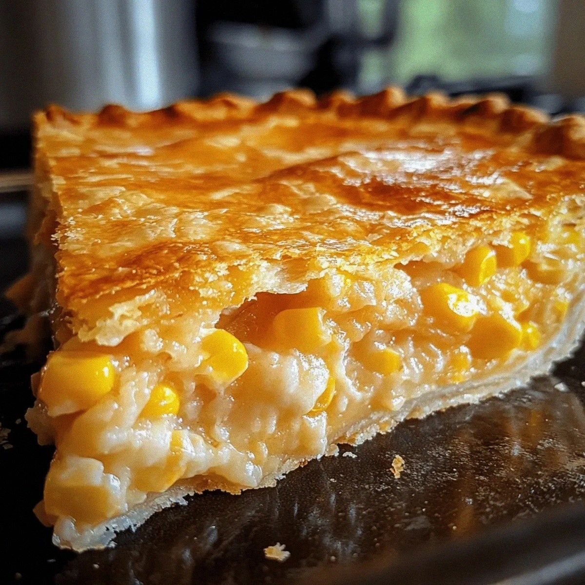 Cheddar Sweet Corn Pie: A Cheesy Slice of Comfort Bliss