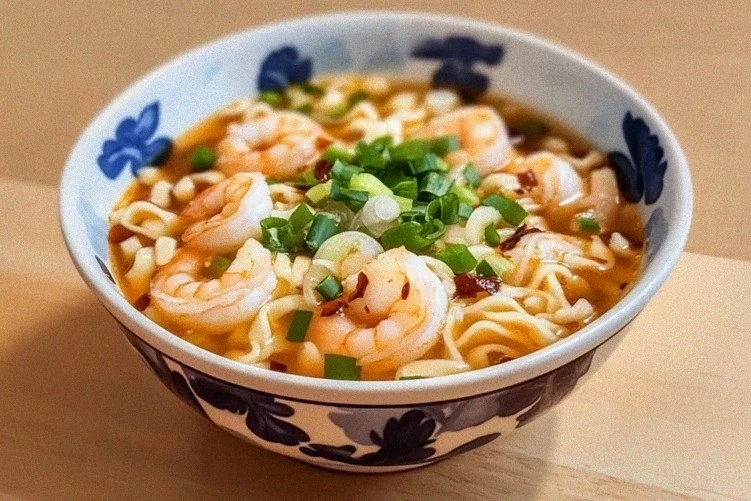 Chinese Shrimp Noodle Soup