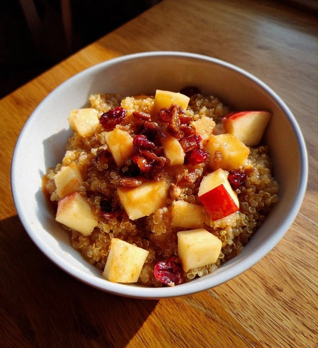 Cinnamon Apple Breakfast Quinoa