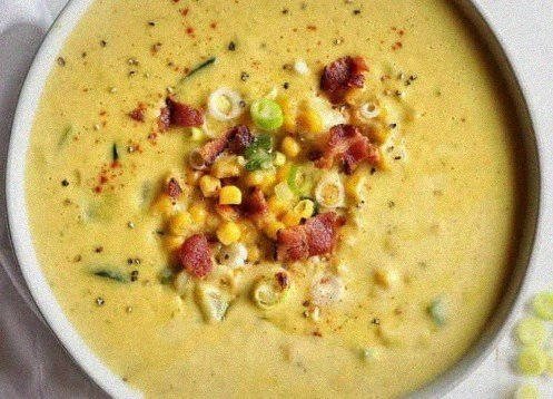 Creamy Zucchini Corn Chowder
