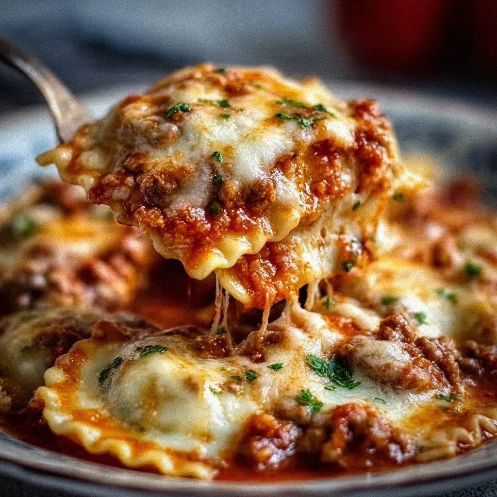 Crockpot Ravioli Lasagna: Easiest Weeknight Dinner EVER!