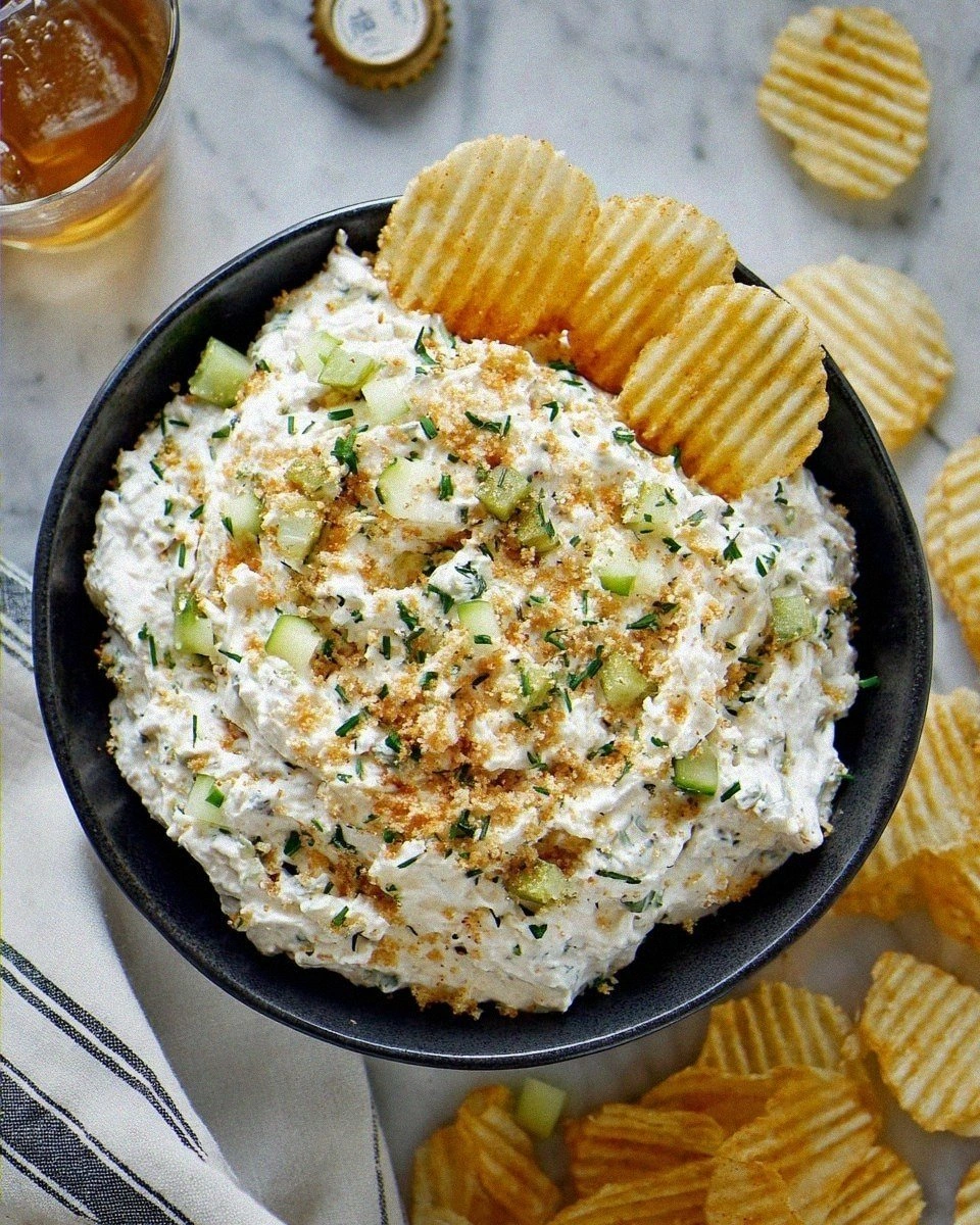 Fried Pickle Ranch Dip Recipe