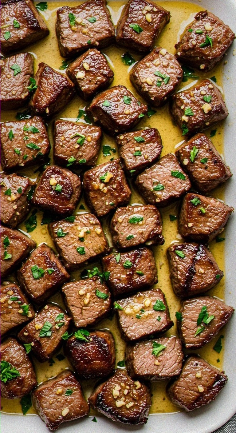 Garlic Butter Steak Bites Recipe