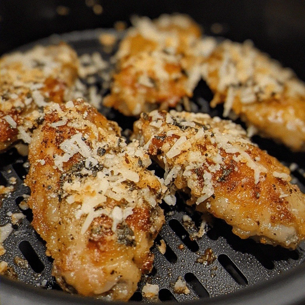 Garlic Parmesan Air Fryer Chicken Wings: A Must-Try Delight!