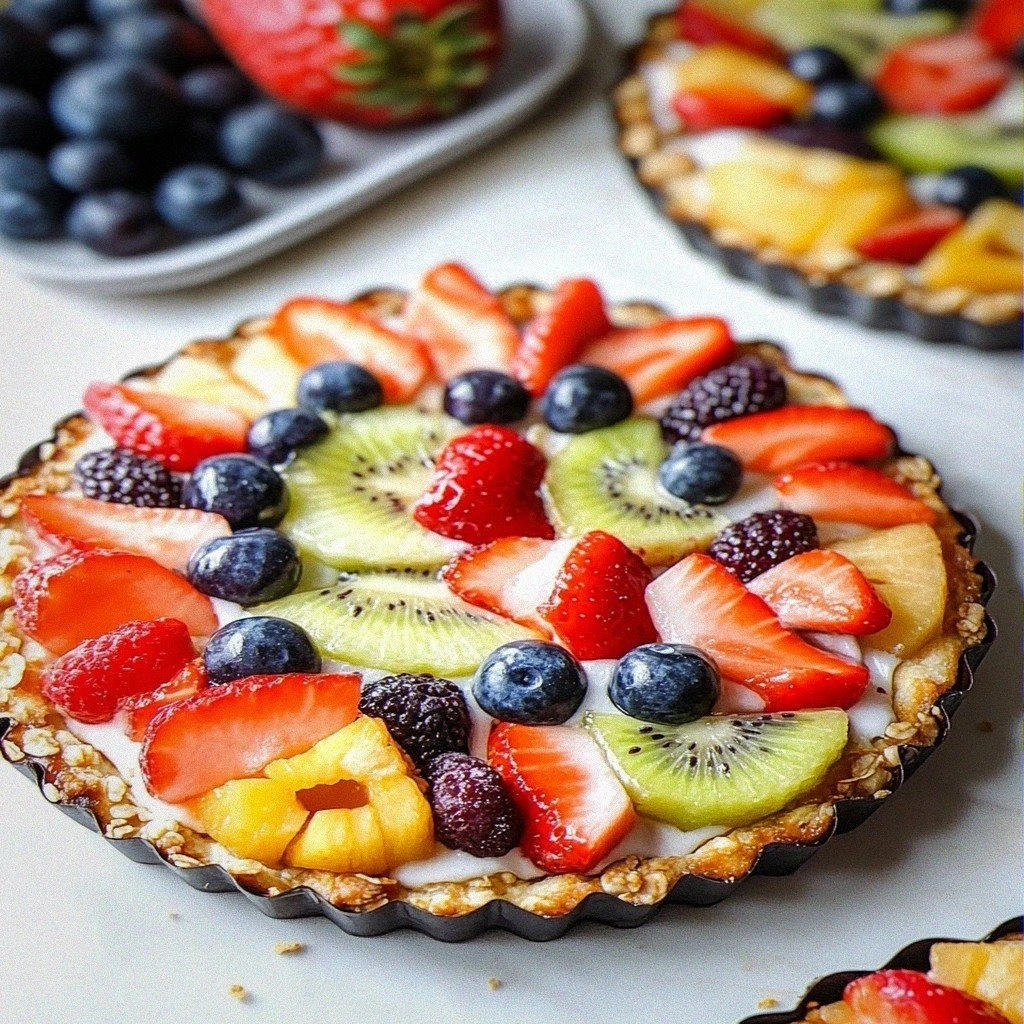 Healthy Breakfast for Kids: Fun Bagel Fruit Pizzas Recipe