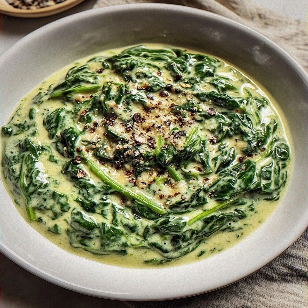 Indulge in Steakhouse Creamed Spinach – A Velvet Delight