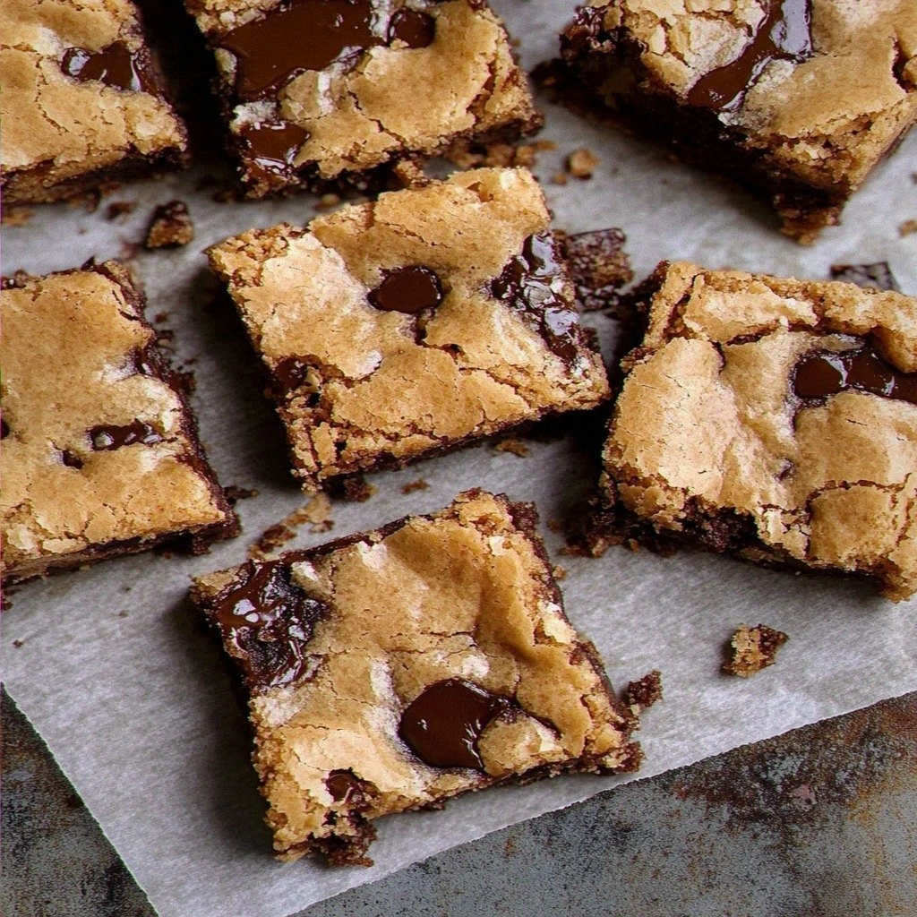 Irresistible Salted Toffee Espresso Blondies Recipe