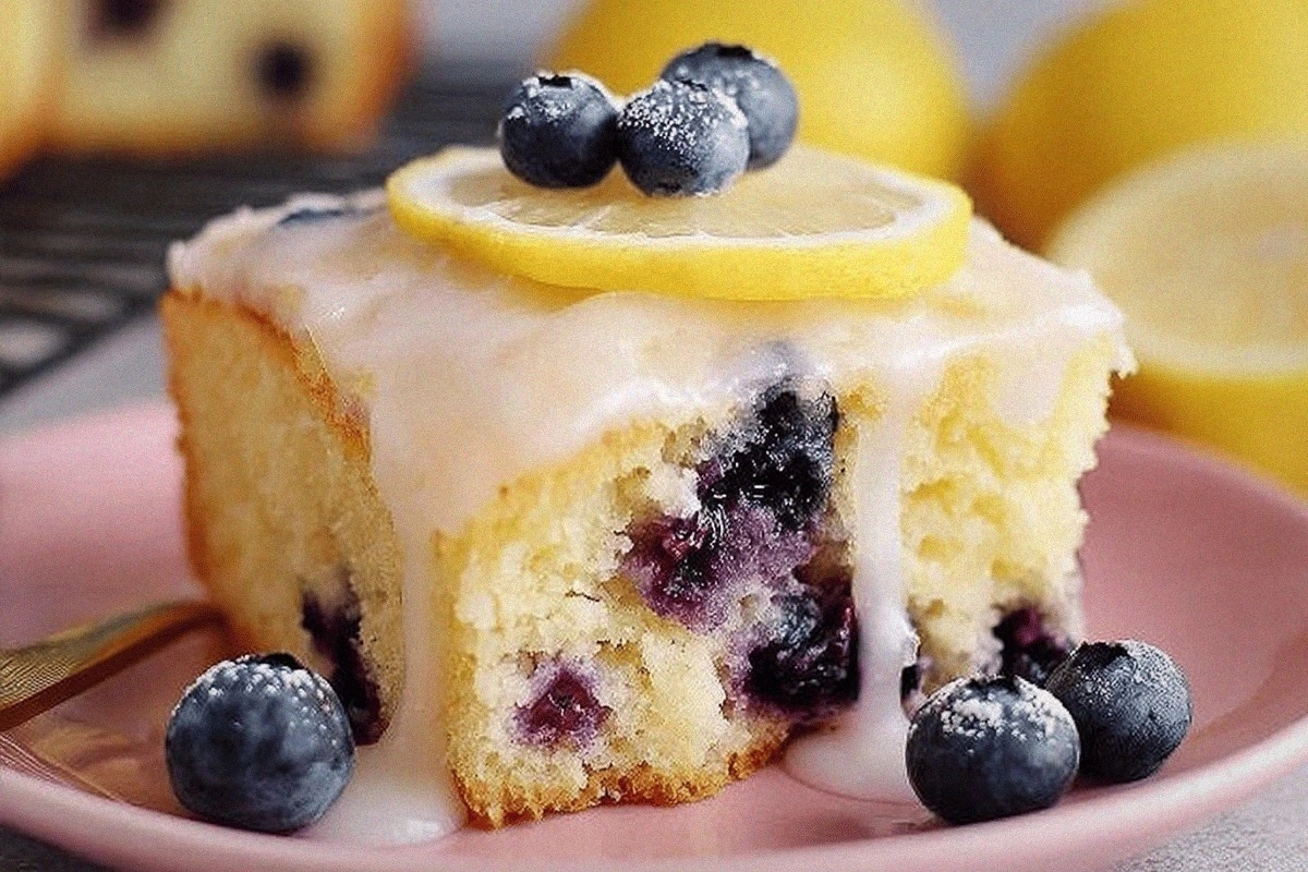 Lemon Blueberry Sheet Cake – The Best Easy Citrus Cake Recipe! (2025)