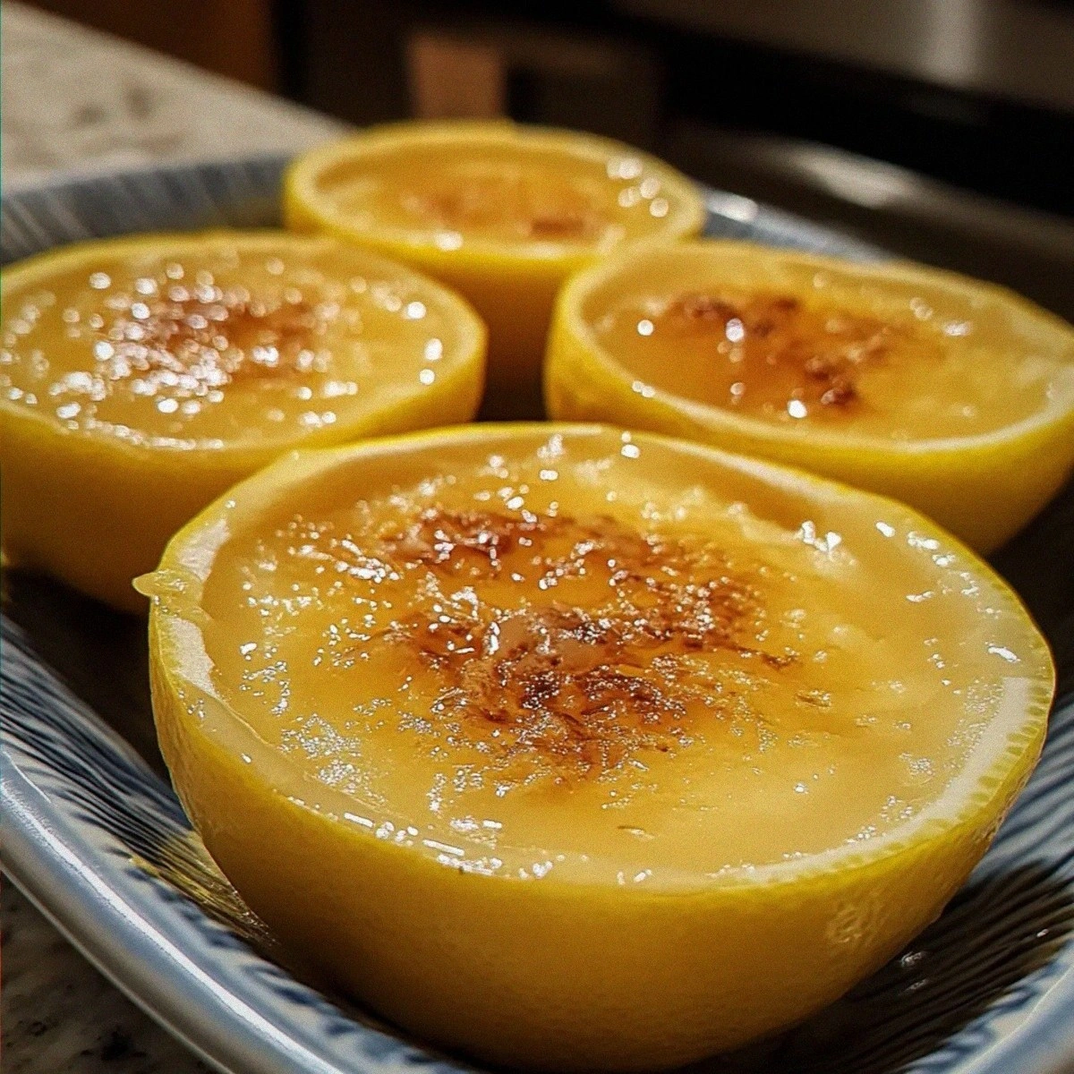 Lemon Posset Brûlée: Easy Egg-Free Delight in Lemon Cups