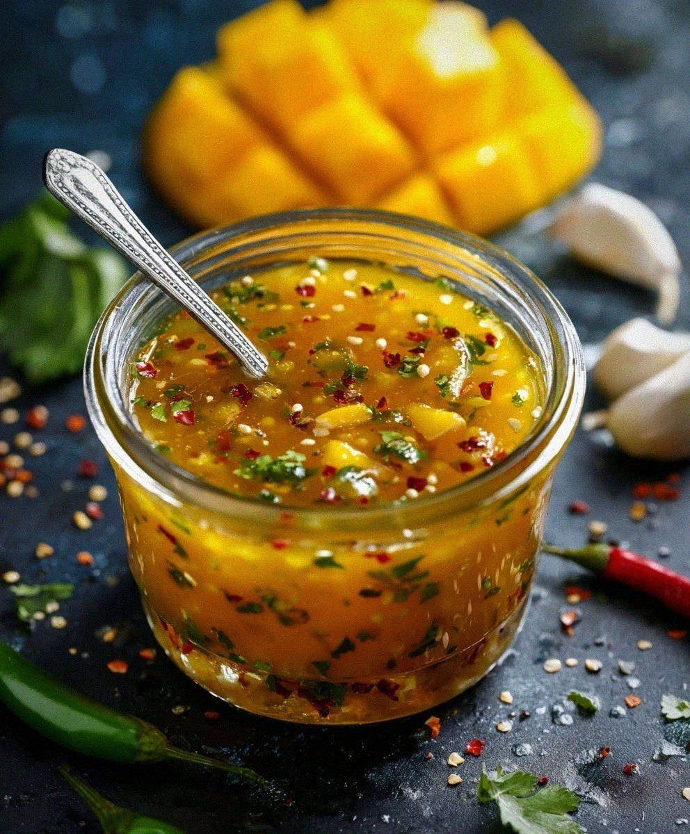 Mango Habanero Honey Garlic Sauce