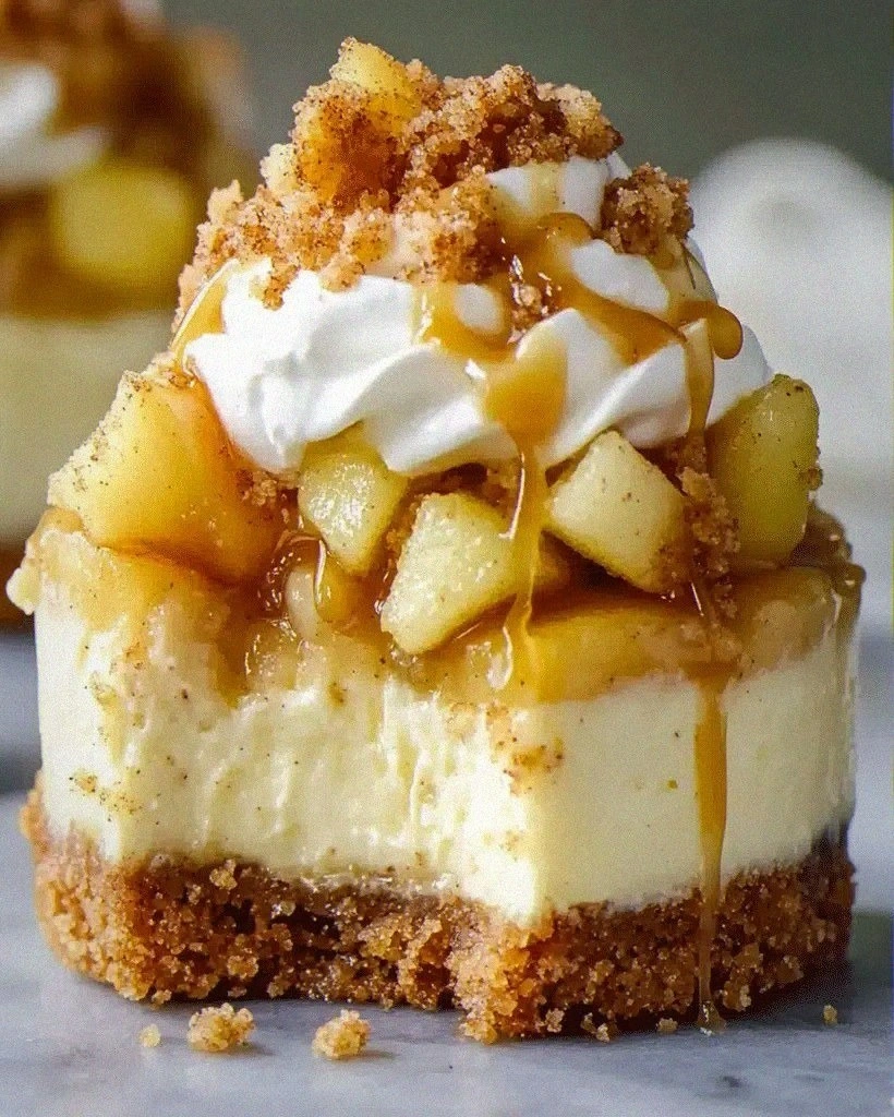 Mini Caramel Apple Cheesecake Bites – Irresistible Treats