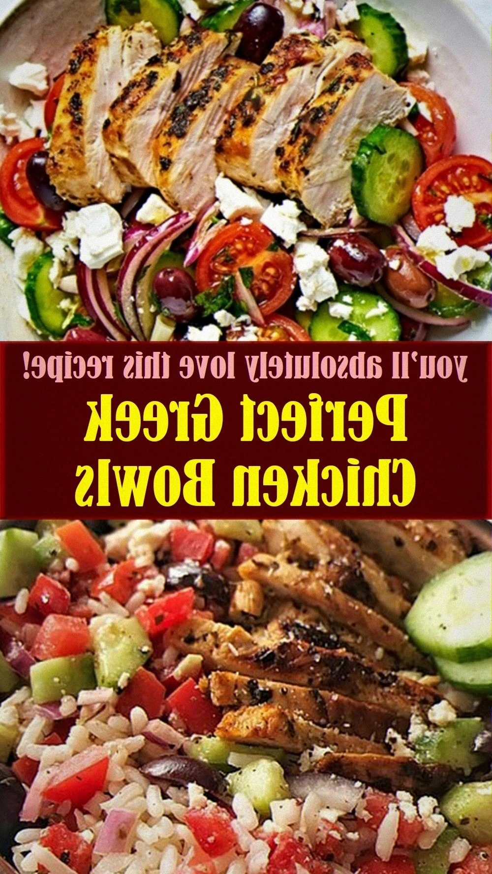 Perfect Greek Chicken Bowls