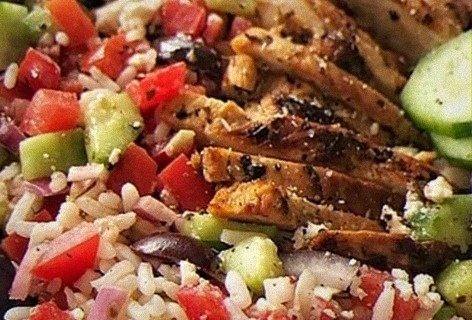 Perfect Greek Chicken Bowls