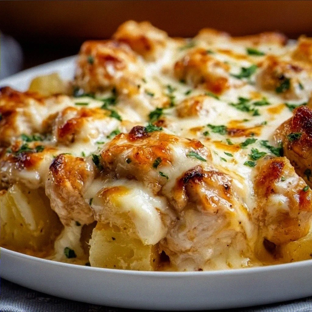 Power-Packed High Protein Cheesy Chicken & Potatoes That WOW!
