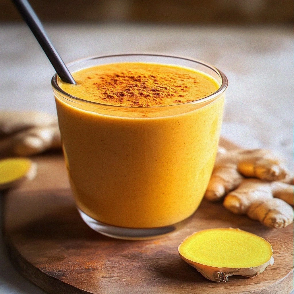 Refreshing Orange Ginger Turmeric Smoothie Recipe
