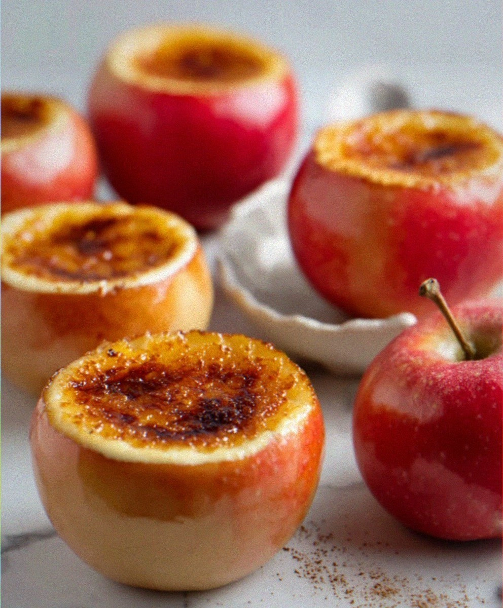 Spiced Apple Crème Brûlée – A Cozy Twist on a French Classic