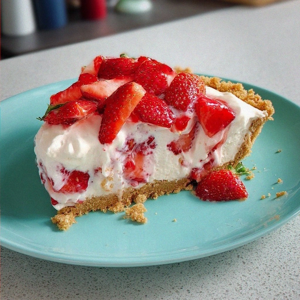 Strawberry Ice Cream Pie