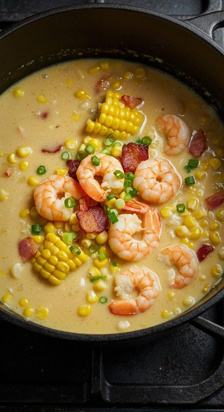 Sweet Corn and Shrimp Chowder