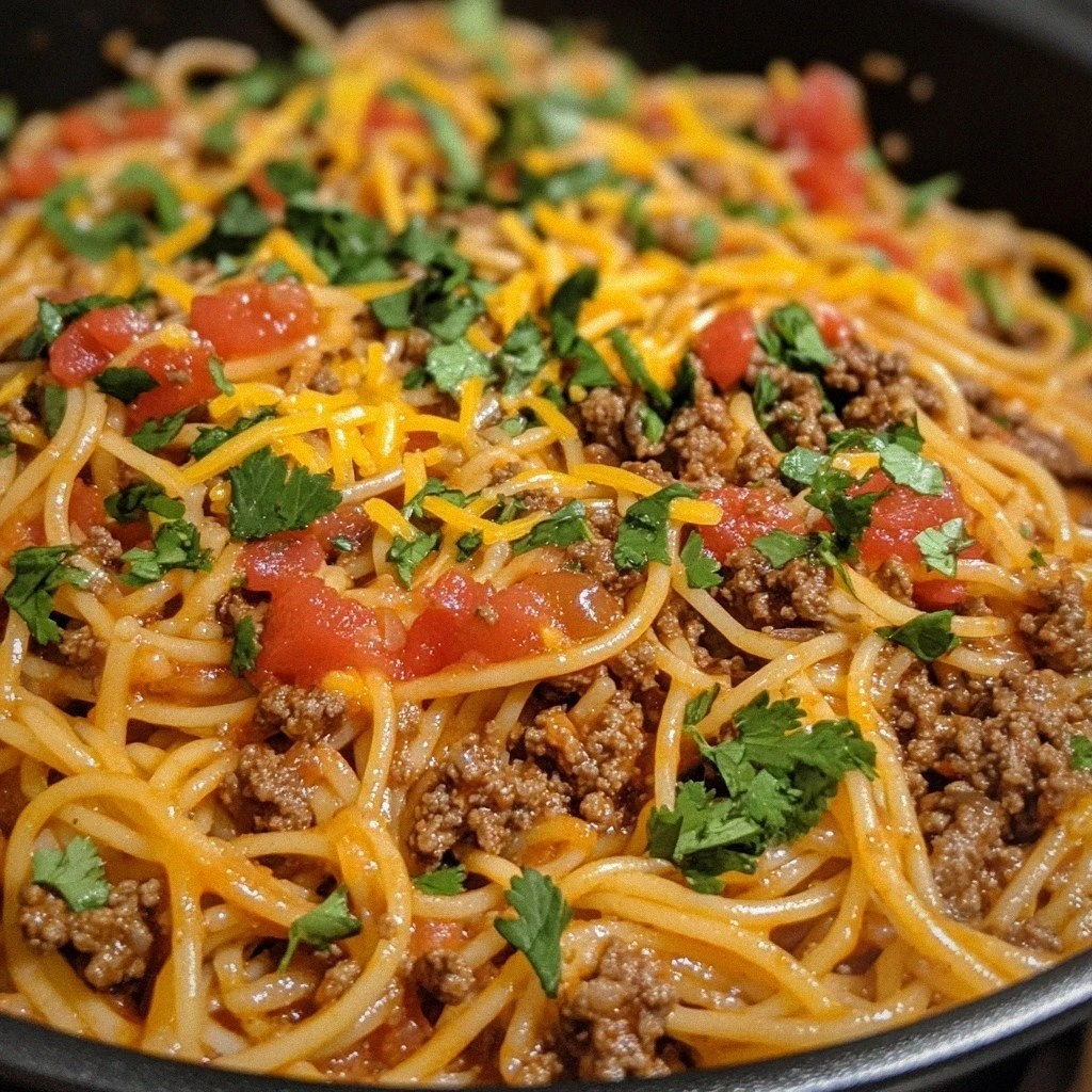 Taco Spaghetti Recipe: The Perfect Fusion Comfort Dish