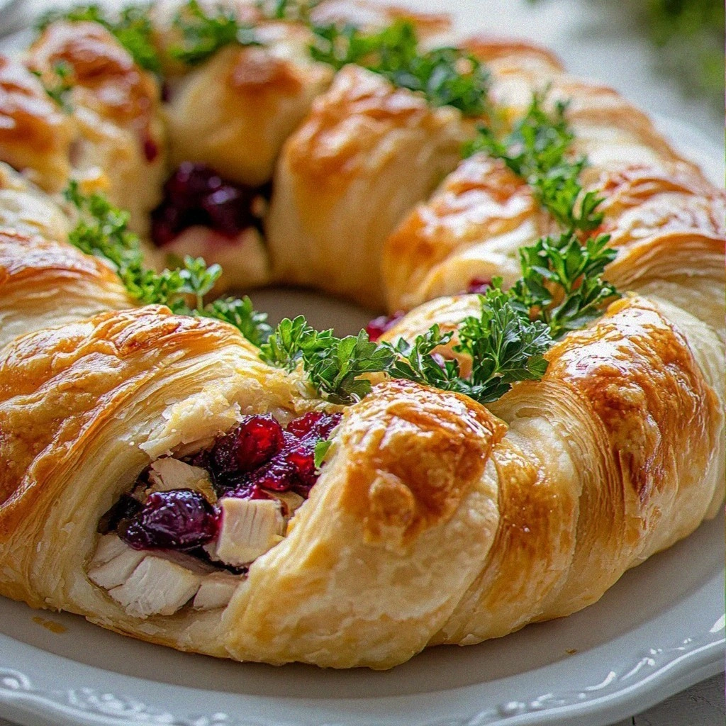 Turkey Cranberry Crescent Ring: The Easiest Holiday Centerpiece