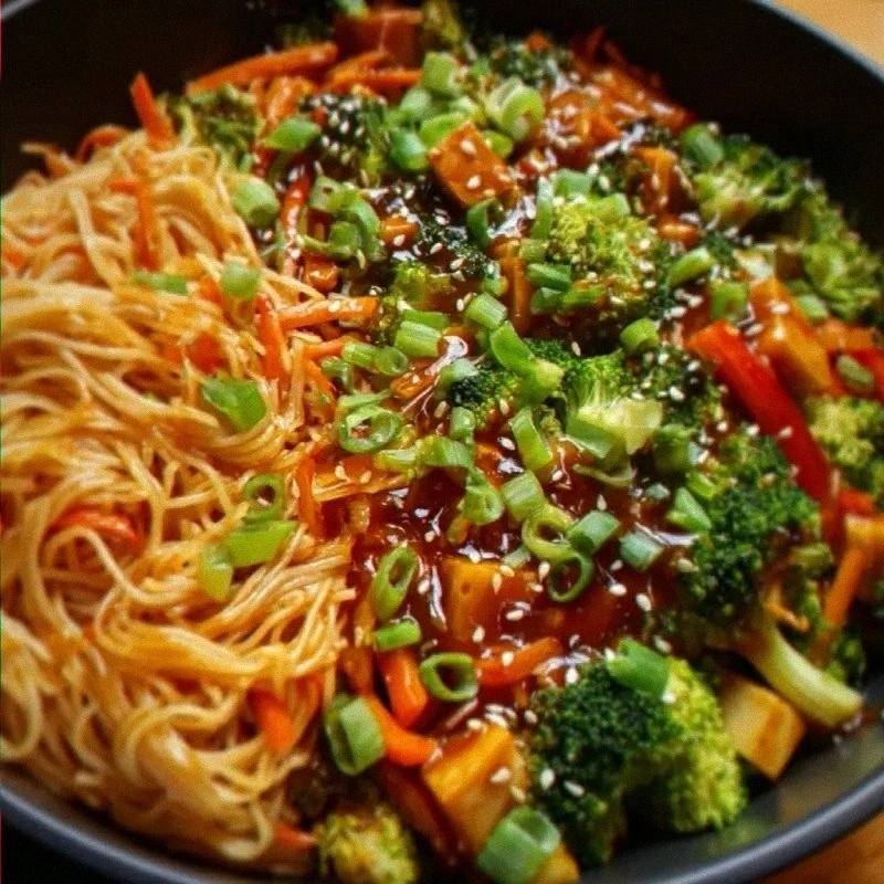 Vegan Teriyaki Noodle Bowl: Easy 20-Min Meal Recipe