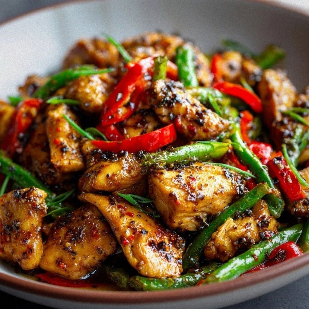 Black Pepper Chicken Stir-Fry in 20 Minutes