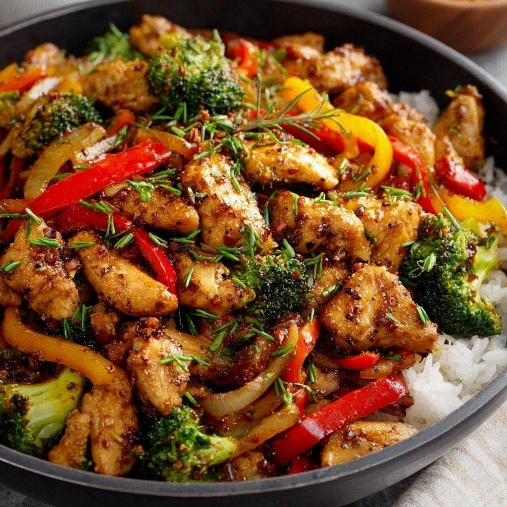 Black Pepper Chicken Stir-Fry in 20 Minutes