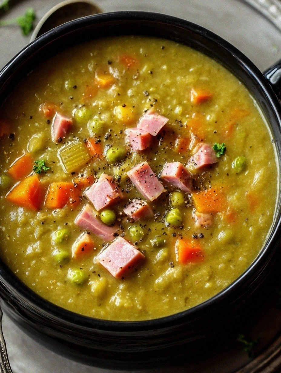 Crockpot Split Pea & Ham Soup: Cozy, Easy Home Recipe