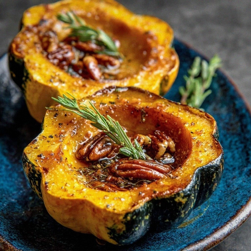 Perfect Maple Roasted Acorn Squash Recipe