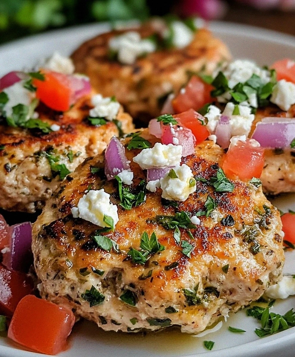 Mediterranean Chicken Patties: A Flavorful and Healthy Recipe