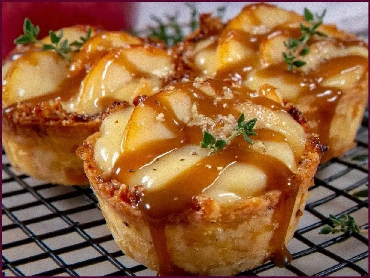 Brie and Apple Mini Tarts Recipe – Easy Homemade Party Appetizer