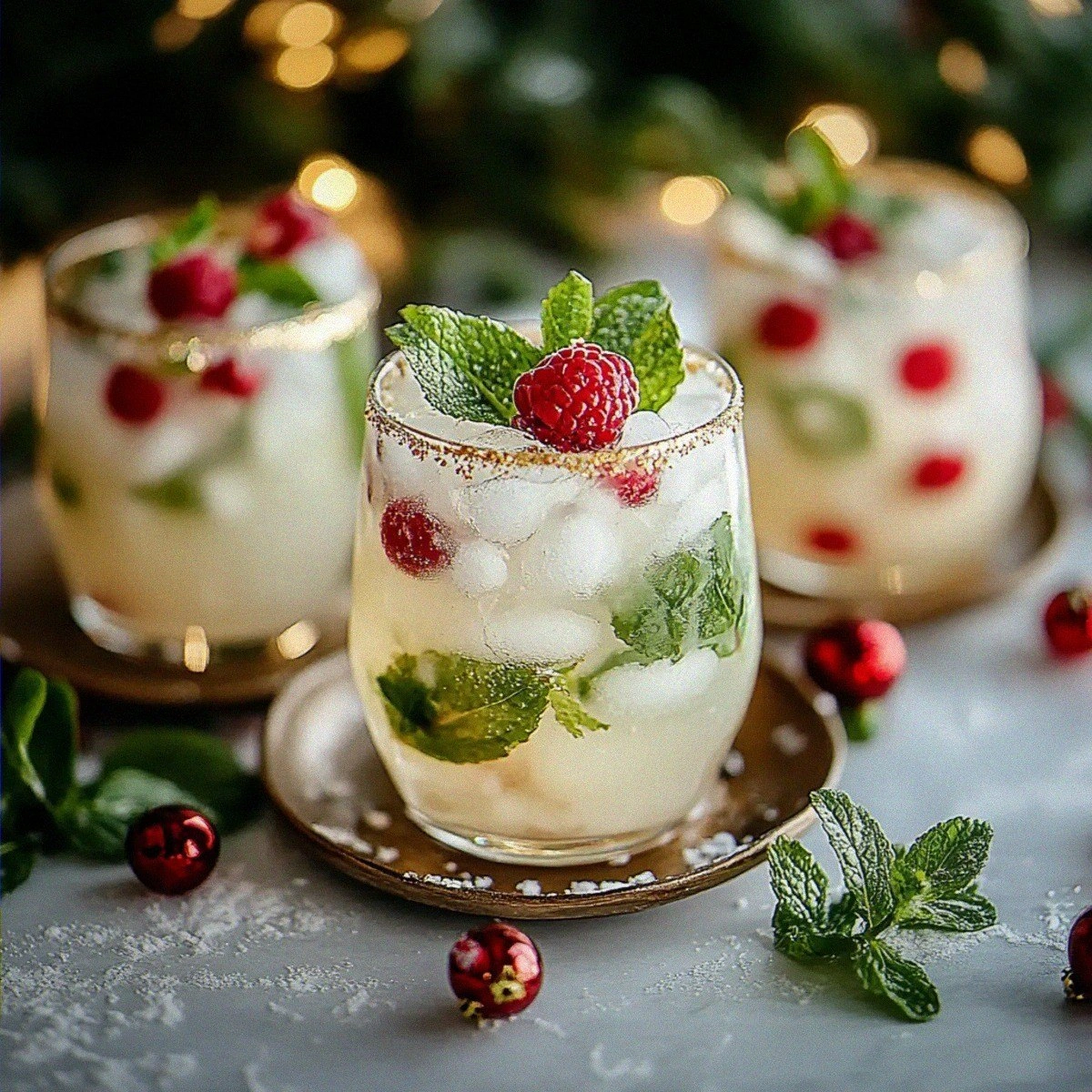 Celebrate the Season with Irresistible White Christmas Mojitos