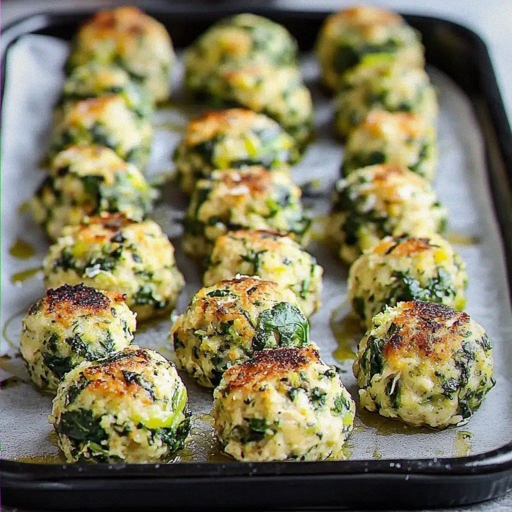 Low Carb Spinach Chicken Meatballs : Guilt-Free Recipe