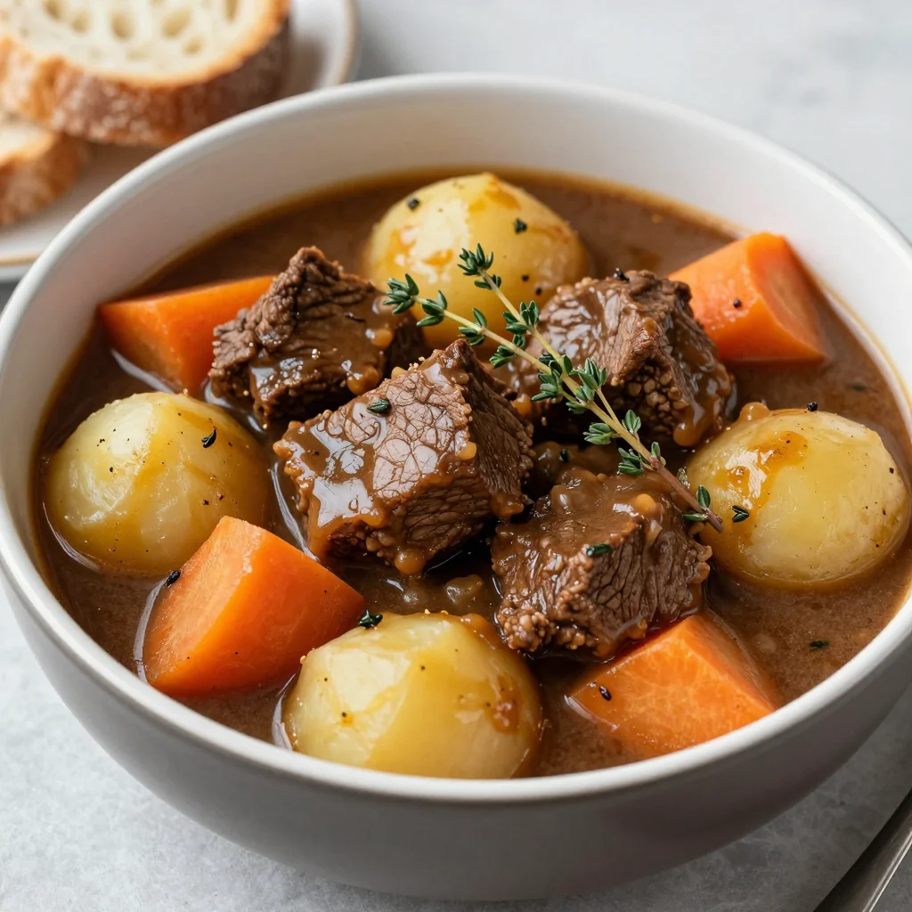 batch cook beef stew with winter veggies for easy family dinners
