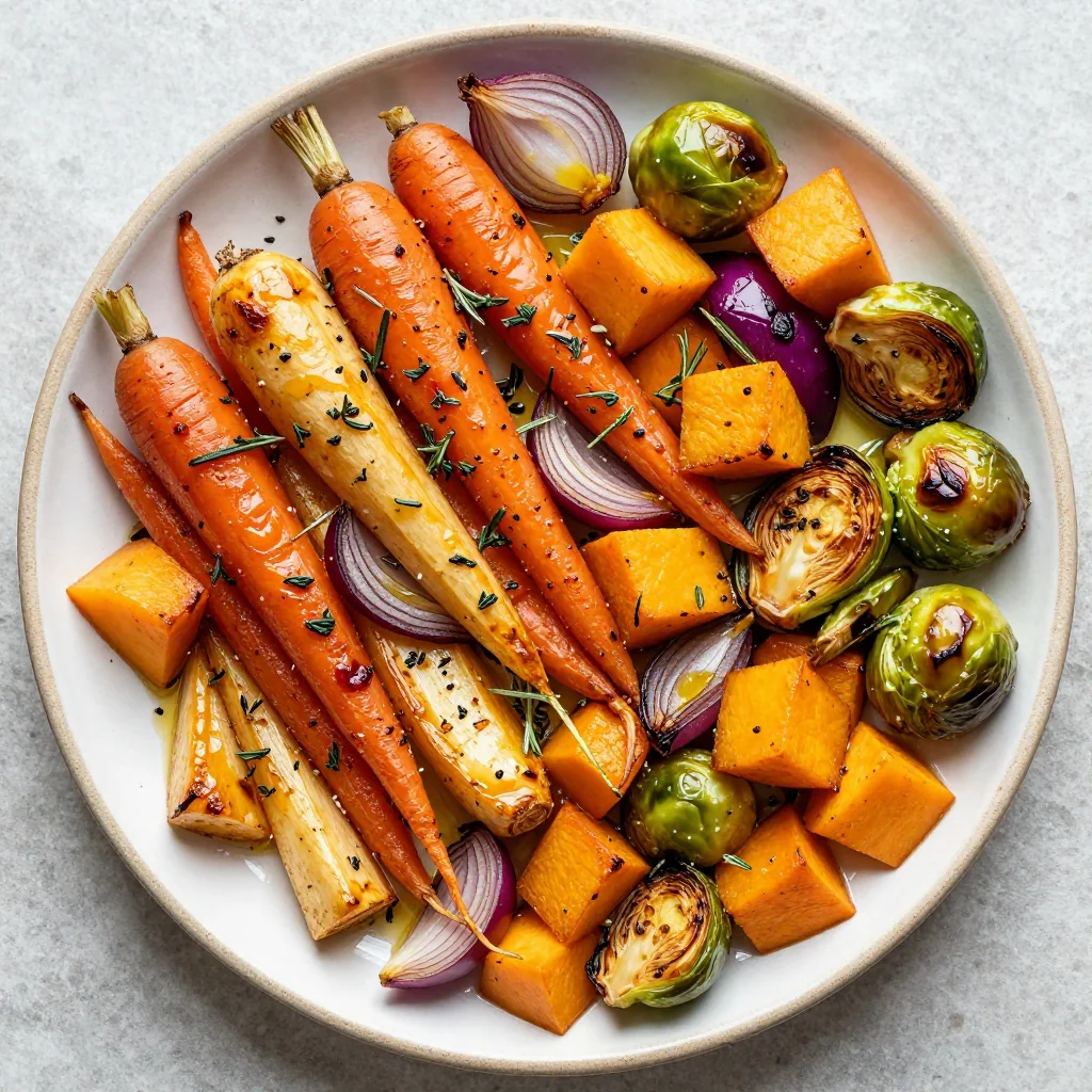 batch cook herbroasted winter vegetables for simple family meals