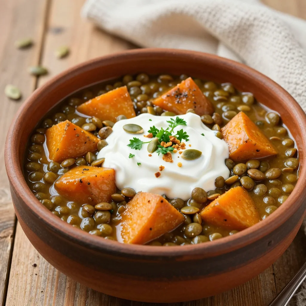 batch cook lentil and root vegetable stew for cozy family suppers