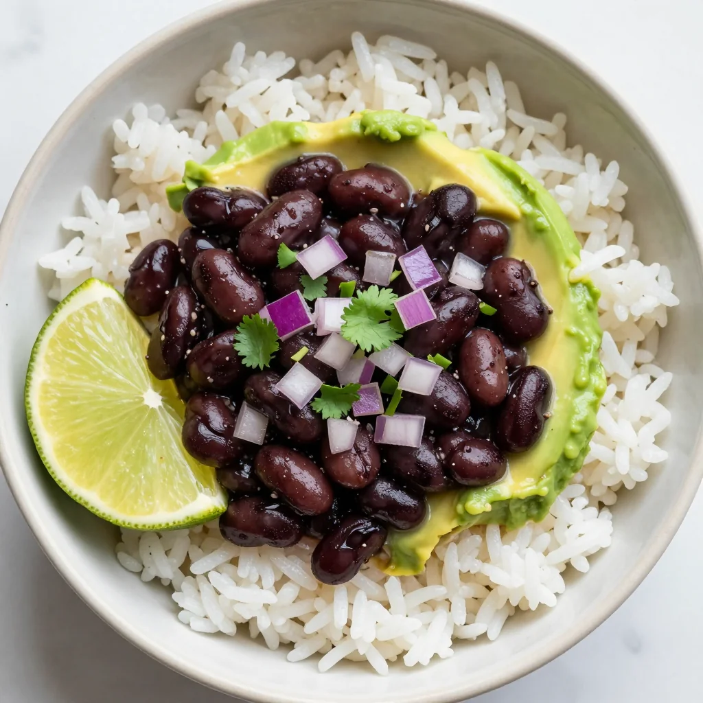 Budget-Friendly Black Bean and Rice for Dinner