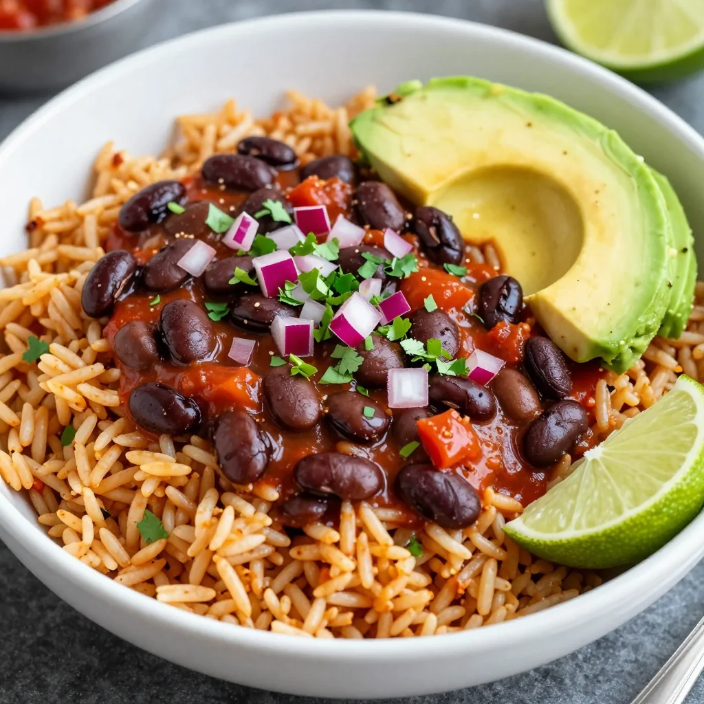 Budget-Friendly Black Bean and Rice for Dinner