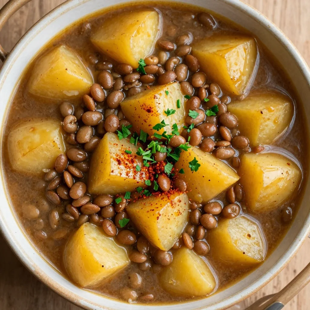 Budget Lentil and Potato Stew for Cozy Nights