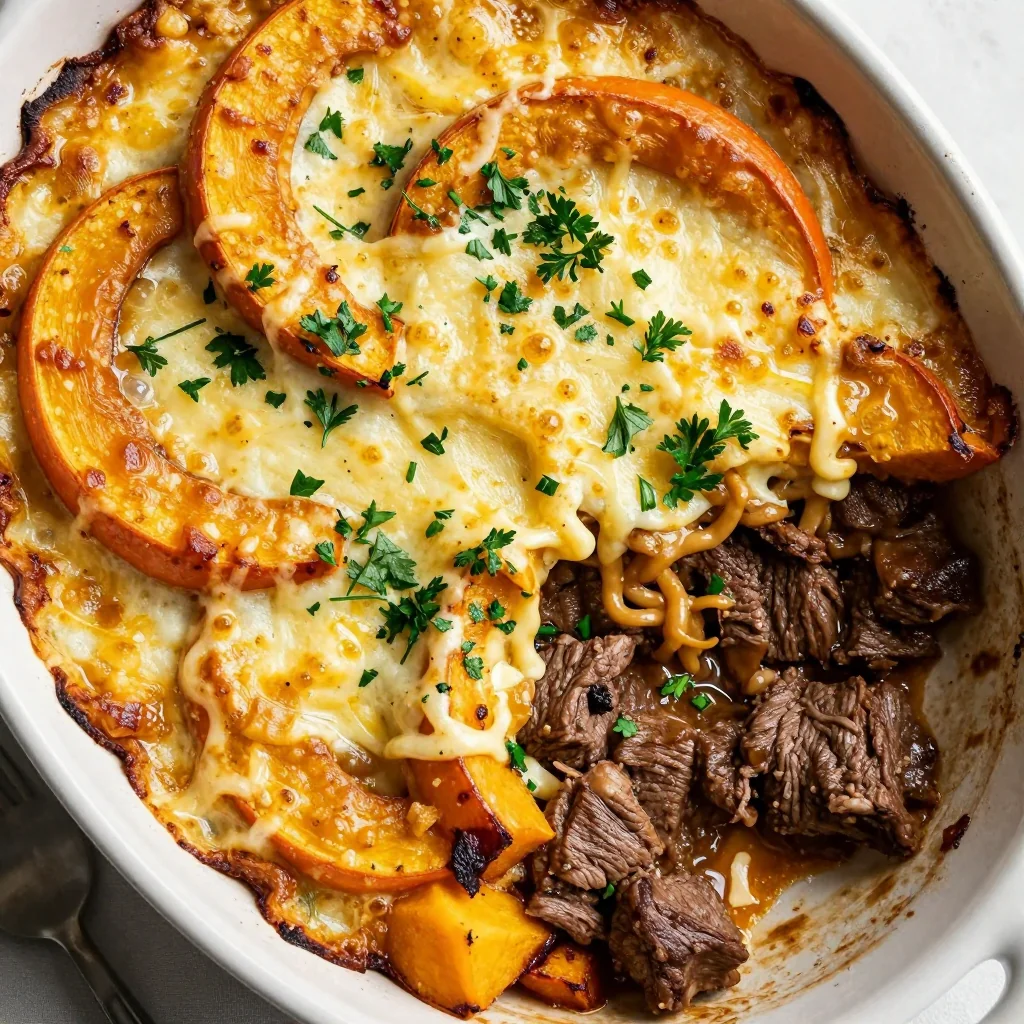 budgetfriendly beef and winter squash casserole for hearty meals
