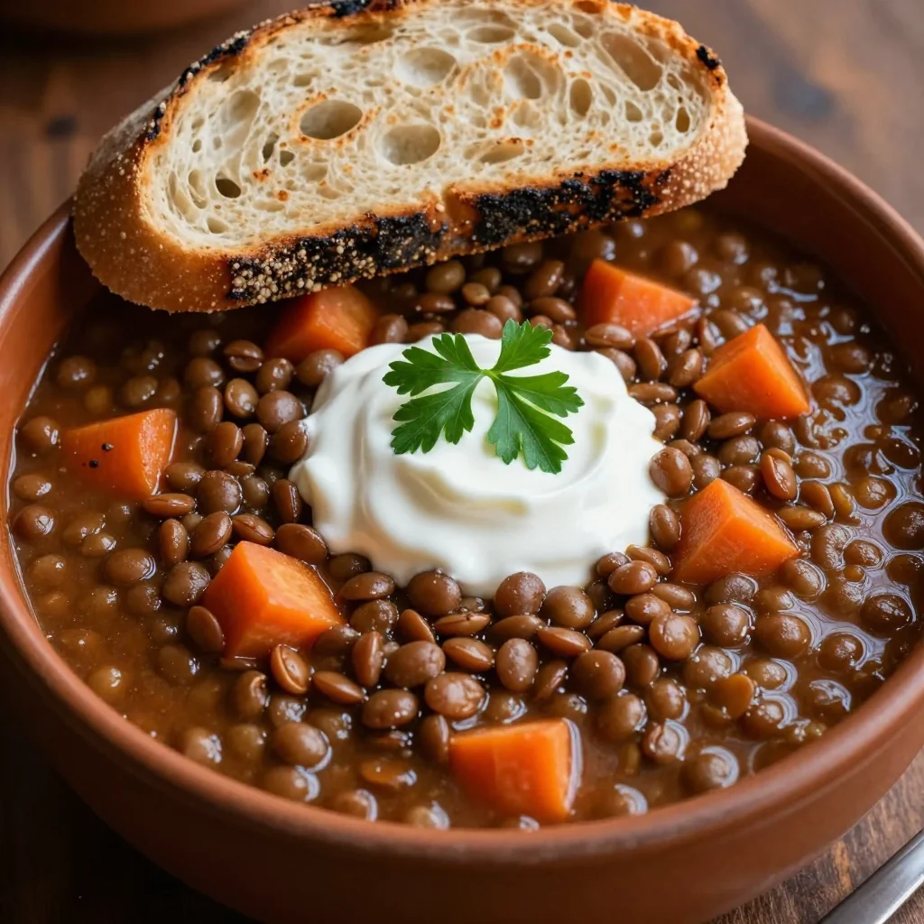 comforting one pot lentil and carrot stew for chilly january evenings