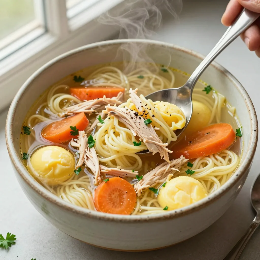 Cozy Chicken Noodle Soup: Grandma’s Recipe