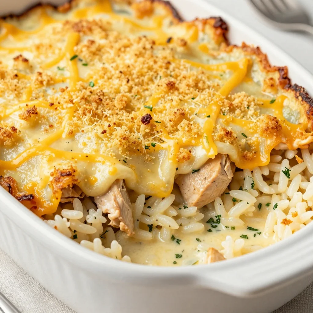 Creamy Chicken and Rice Casserole Classic