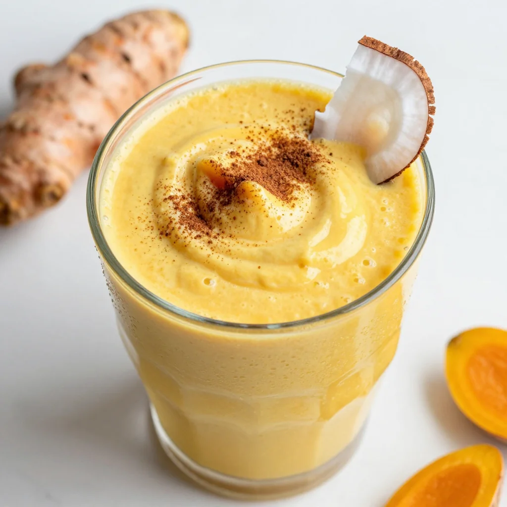 Creamy Coconut Turmeric Smoothie for Inflammation
